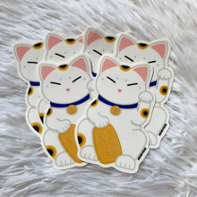 Load image into Gallery viewer, Lucky Calico Cat Vinyl Sticker

