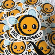 Load image into Gallery viewer, Bee Yourself Vinyl Sticker
