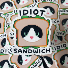 Load image into Gallery viewer, Idiot Sandwich Vinyl Sticker
