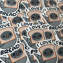 Load image into Gallery viewer, I Love Bread Vinyl Sticker

