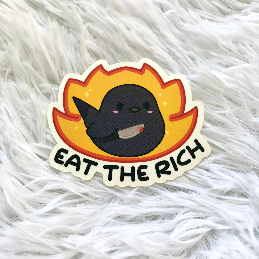 Eat the Rich Vinyl Sticker